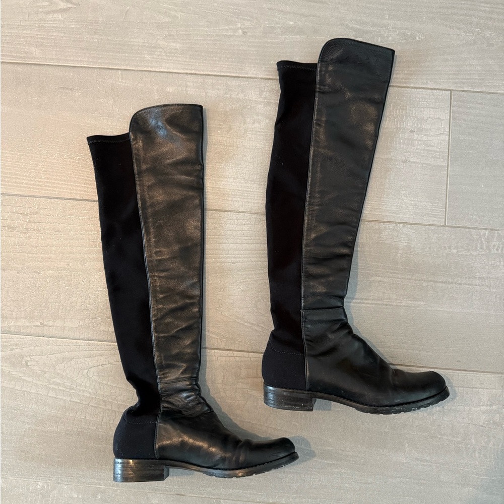 Stuart Weitzman Black Over the Knee Boots